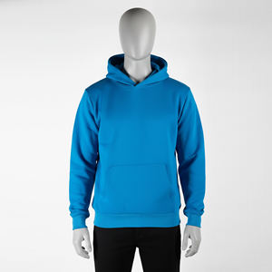 Sudadera con Capucha Azul Cielo para Hombre, Sudadera con Capucha Extra Grande de Felpa, Ropa Casual de Calle, Sudadera de Invierno de Mezcla de Algodón - Product Image 1