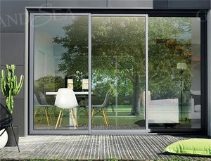 <span class=keywords><strong>2025</strong></span> Chất lượng cao Bảng điều khiển nhôm hồ sơ trượt Cửa kính thiết kế ban công kính cường lực cửa trượt - Product Image 2