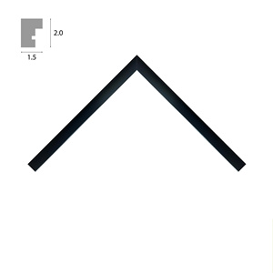 Modern Style PS Polystyrene Picture Frame Moulding <b>Wood</b> Grain Minimalist Wide <b>Border</b> OEM Custom Photo Frame Factory - Product Image 3