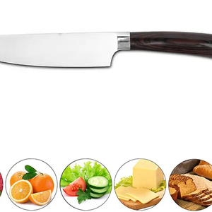 Couteau de cuisine en acier inoxydable, outil de préparation culinaire professionnel pour la maison, durable, polyvalent pour la préparation des aliments - Product Image 4
