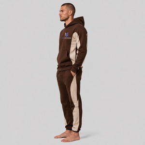 Nuevo Estilo, Chándales Deportivos de Algodón con Logotipo Personalizado para Hombre, Conjuntos para Correr, Sudadera con Capucha y Pantalones Deportivos, Chándales para Hombre - Product Image 2