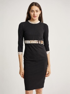 Vestido Maxi de Maternidad Elegante Bmama con Doble Cremallera, Vestido de Lactancia de Manga Larga, Vestido Ajustado para Embarazo, Venta al por Mayor OEM - Product Image 2