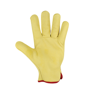 Guantes de cuero con agarre avanzado, con estructura de palma reforzada y acabado de cuero liso para un manejo seguro - Product Image 2