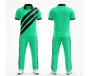OEM Custom <b>Cricket</b> Uniform Sublimation Sportswear Set | Men Women Youth <b>Cricket</b> Wears Polo Shirt and Trouser Full Team - Product Image 5
