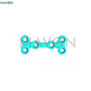 Placa Maxilofacial L1 de Alta Calidad y Durabilidad, Implantes Quirúrgicos de Acero Inoxidable, Espaciado de Orificios de 6 mm, Instrumentos Médicos Veterinarios - Product Image 3