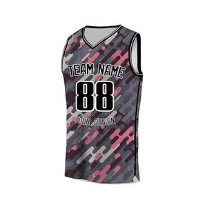Uniformes de Baloncesto Sublimados al por Mayor, Ligeros, de Secado Rápido, con Estampado de Camuflaje, para Entrenamiento Deportivo - Product Image 4