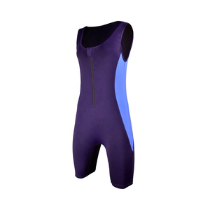 Traje de Neopreno Corto sin Mangas Personalizado para Hombre y Mujer, con Cierre Frontal, para Buceo, Surf, Triatlón y Natación - Product Image 6
