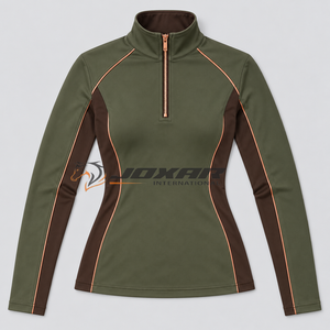 Camisetas Interiores de Equitación para Mujer, Transpirables, Ecológicas, Ligeras, de Tela Elástica, Control de Humedad, Ajuste Cómodo - Product Image 4