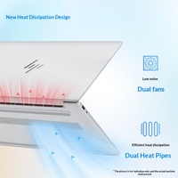 Nouvel ordinateur portable HP StarBook Pro 14 de 14 pouces, processeur Intel Core i5 220H, 16 Go de RAM DDR5, écran 2.2K, SSD, Windows 11 Famille, refroidissement à double ventilateur, idéal pour les professionnels