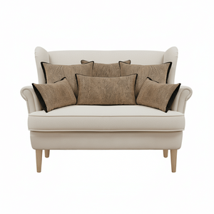 SOGA Ensemble de 6 housses de coussin décoratives, carrées de 45 cm, oreillers lombaires 30x50 cm, motif vague texturé pour canapés, lits, salon - Product Image 1