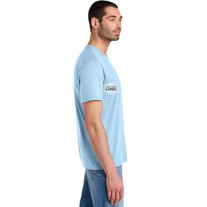 เสื้อยืดพรีเมียมแบบยูนิเซ็กซ์ ผ้าเจอร์ซีย์เนื้อดี ผลิตจากฝ้ายออร์แกนิค ตะเข็บข้าง พิมพ์โลโก้ด้านหน้าตามสั่ง ทรงปกติ จัดส่งแบบ DDP ฟรี - Product Image 4