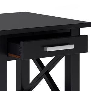 Tavolino Nero Kitchener, Comodino Elegante per Arredamento Casa - Product Image 3