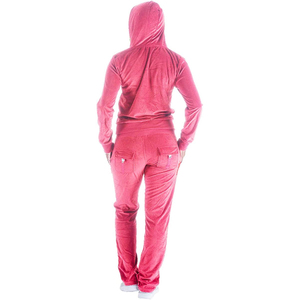 Conjunto Deportivo de 2 Piezas para Mujer, con Logotipo Personalizado, Ligero, Resistente al Viento, Forro Polar Grueso, Pantalones Deportivos de Manga Larga, Sudadera con Capucha y Pantalones para Correr - Product Image 4