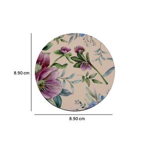 Exclusive Coasters Set Premium Blue Floral Enamel Table <b>Placemats</b> Dining Room Table Decorative Coasters Bulk Wholesale - Product Image 1