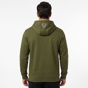 Sudadera con Capucha para Hombre Dumela, Color Verde Oliva, Corte Regular, Forro Polar de Algodón, Diseño con Bolsillos, Ropa Casual de Otoño - Product Image 3