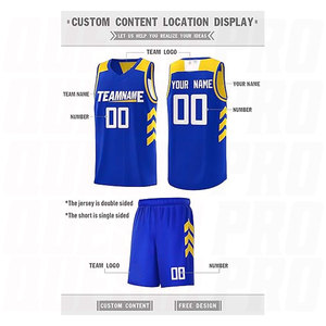 ชุดบาสเก็ตบอลแบบกำหนดเอง เสื้อบาสเก็ตบอลแบบกำหนดเอง ชุดกีฬาสีตามสั่ง ระบายอากาศได้ดี แห้งเร็ว เสื้อทีมบาสเก็ตบอล ชุดกีฬา - Product Image 4