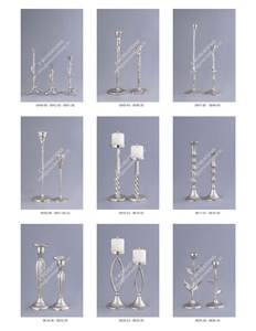 Support de bougie chauffe-plat en forme de goutte d'eau, base sur piédestal, en métal fait main, résistant à la chaleur, design moderne, durable, pour mariage et Pâques - Product Image 4