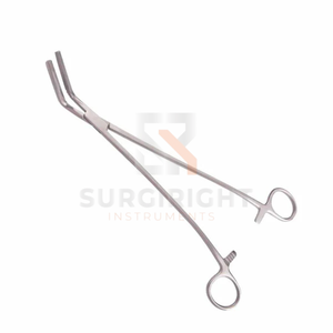 <b>Right</b> <b>Angle</b> Colon <b>Clamp</b> German Stainless Steel Intestinal Occlusion Forceps CE Class I Model SI-OIS-0001 by Blush Surgical - Product Image 5