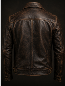 Champ King VESTE EN CUIR PREMIUM DE HAUTE QUALITÉ POUR HOMMES, IMPERMÉABLE, AUTOMNE - TRÈS ÉLÉGANTE ET COOL - Product Image 6