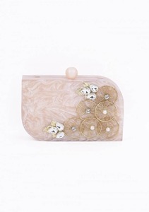 Bolso de mano de resina acrílica para mujer, bolso de lujo para fiesta de noche, bolso de diseñador para boda - Product Image 3