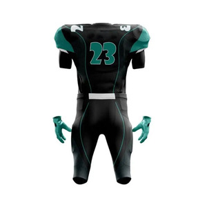 Ropa Deportiva para Entrenamiento, Práctica y Competición, Uniformes de Fútbol Americano, Ropa de Equipo, Conjunto de 2 Piezas con Pantalones Cortos, Unisex - Product Image 2