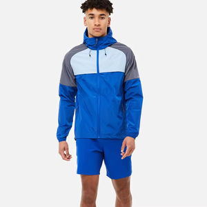 Conjunto Deportivo de Dos Piezas para Hombre, Chaqueta y Pantalones Deportivos de Poliéster con Bloques de Color, Traje Deportivo Informal con Logotipo Personalizado - Product Image 2