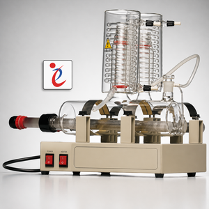 Unidad de Destilación de Agua Pura de Doble Etapa de Vidrio Borosilicato para Laboratorio, 4 Litros por Hora - Product Image 4