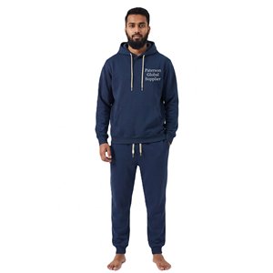Conjunto deportivo de poliéster para hombre, conjunto de chándal elástico de poliéster para hombre, conjunto de chándal informal de algodón para hombre, ropa urbana para hombre - Product Image 6