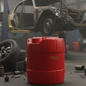 Contenedor de Plástico HDPE de 18L, Precio de Fábrica, Personalizable, Reciclable, Bidón de Gasolina, Tambor, Cubeta para Detergente - Product Image 1