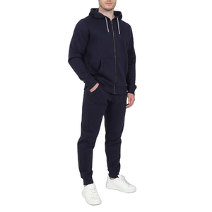 Conjunto Deportivo con Capucha para Hombre 2026, Traje Deportivo con Cremallera, Chándal de Color Sólido, Sudadera con Capucha y Cremallera - Product Image 4