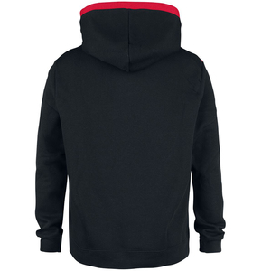 Sweat à capuche pour homme en molleton lourd 100% coton, coupe classique, épaules tombantes, avec grandes poches sur la capuche - Product Image 2