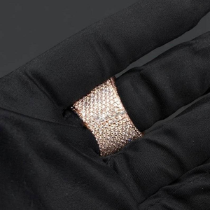 Lab Grown Diamond Dollar Sign <b>Ring</b> Rose Gold Statement <b>Ring</b> Iced Out Hip Hop Luxury Jewelry For <b>Men</b> Unisex Gift - Product Image 6