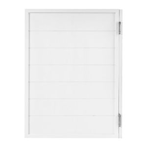 Puertas de Salón de Madera de Pino Premium de 32'' de Ancho x 42'' de Alto, Diseño Francés de Una Hoja Abatible para Interiores de Cafetería con Kit de Herrajes y Bisagras - Product Image 1