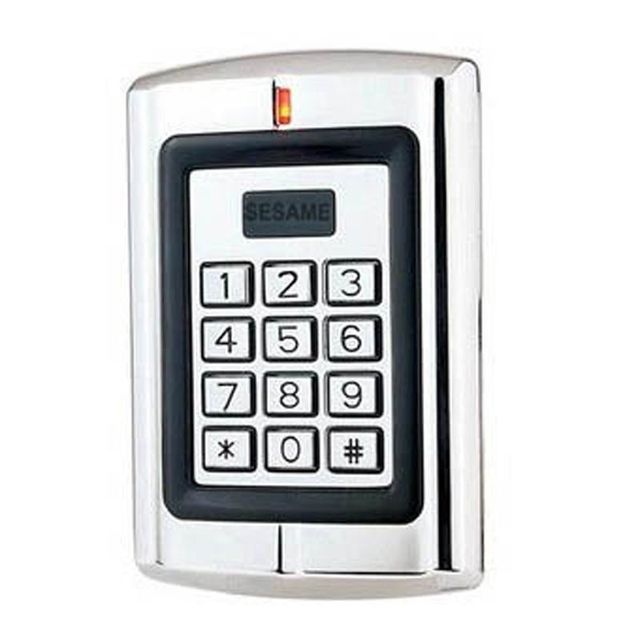 Anti-Vandal 125KHz RFID Metal Access Control Keypad Standalone 1000 Users Shock Resistant Door Controller