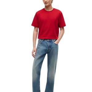 T-shirt streetwear personnalisé en tissu premium, vente en gros, t-shirts mode avec logo pour hommes, t-shirts en coton de luxe surdimensionnés, unis et vierges, vente en gros - Product Image 2