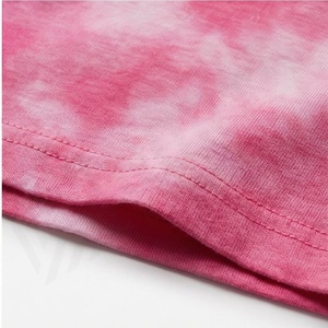 Camisetas de compresión elásticas de manga larga con cuello redondo y estampado tie-dye para mujer, ajustadas, de verano, al por mayor - Product Image 6