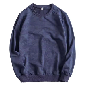 เสื้อสเวตเชิ้ตผู้ชายทรงลำลองสำหรับฤดูหนาว ผ้าฝ้าย 100% มีกระเป๋า ระบายอากาศได้ดี ทรงโอเวอร์ไซส์ สีพื้น ลายดิจิทัล เป็นมิตรต่อสิ่งแวดล้อม - Product Image 4