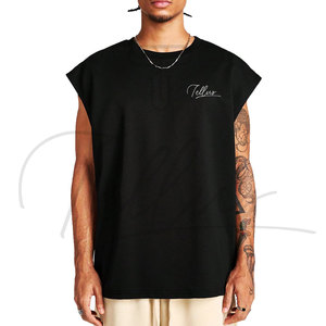 เสื้อกล้ามออกกำลังกายผู้ชายแบบสบายๆ ระบายอากาศ แห้งเร็ว ผลิตจากโพลีเอสเตอร์และผ้าฝ้าย เหมาะสำหรับเล่นกีฬาและเสริมสร้างกล้ามเนื้อ - Product Image 1