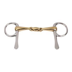Bocados para Carruajes de Caballos Liverpool Butterfly Bits, Bocado de Conducción Tipo Media Cuchara de Doble Articulación con KK Link, Bocados de Conducción Euro Cavall - Product Image 1