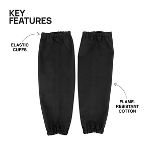 Guantes de Protección Térmica para Soldadura, Mangas de Algodón FR con Logotipo Personalizado, Resistentes al Fuego, Certificación CE ANSI/ISEA - Product Image 4