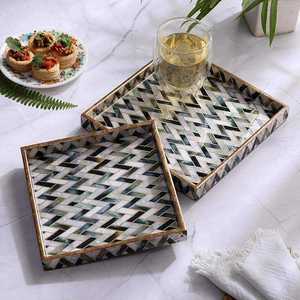 Bandeja Rectangular Hecha a Mano para Servir, Plato Multiusos para Alimentos y Bebidas al Mejor Precio - Product Image 6