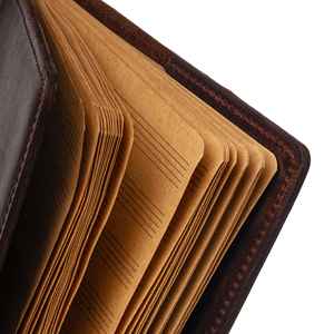 Funda de Cuero para Cuaderno, Ideal para Viajes, Recargable, Portaescritos, Agenda, NBC-0087 - Product Image 5