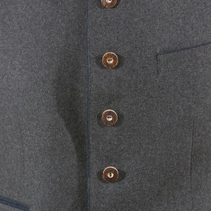 เสื้อแจ็คเก็ตคอจีนผ้าขนสัตว์สำหรับทุกเพศ ยี่ห้อ GNG IMPEX สีพื้น ปิดกระดุมเม็ดเดียว ทรงเข้ารูป แขนปกติ ผ้าถัก เหมาะสำหรับฤดูหนาว - Product Image 6
