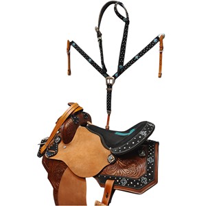 Silla de Montar Premium de Cuero para Carreras de Barriles Estilo Western para Adultos, Talla 17 Pulgadas, Asiento Disponible - Product Image 2