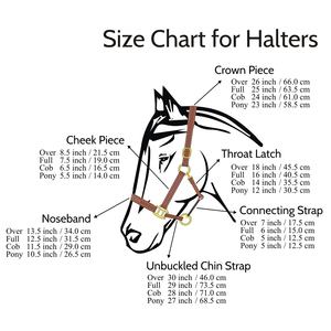 Licou de course de chevaux réglable en cuir de Nylon PP avec décoration personnalisée Design intelligent et licou de fantaisie coloré - Product Image 3