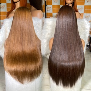 วิกผมมนุษย์แท้จากเวียดนาม100% สำหรับผู้หญิงวิกผมยาวปิดด้วยลูกไม้ความละเอียดสูงและหน้าผากมีความหนาแน่น150 - Product Image 3