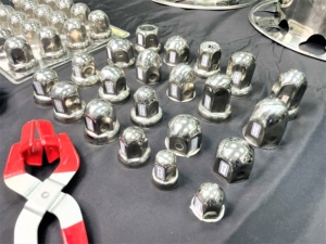 32mm <strong>Lug</strong> <strong>Nut</strong> Cover Stainless Steel <strong>Nuts</strong> Cover for Truck - Product Image 2