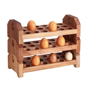 Elegant High Quality Wooden <b>egg</b> Rack with premium Design <b>Eco</b>-Friendly Item for home and kitchen - Product Image 2