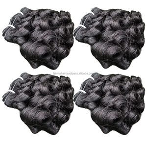 FUMI สำหรับผมต่อแบบ Double Drawn สี 1B ผมแท้ของคนอินโดนีเซีย 100% Remy สีดำธรรมชาติแบบตรง - Product Image 5