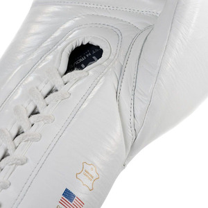 High Quality Leather Muay Thai Boxing Gloves Cowhide Leather <b>Hook</b> Loop Closure Type Customized Logo Design for MMA KickBoxing - Product Image 3